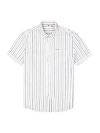 Hemd navy / wei