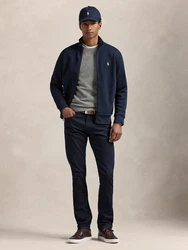 Polo Ralph Lauren Sweatjacke 'TRACKM9' navy/weiß