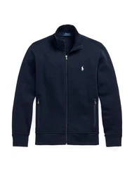 Polo Ralph Lauren Sweatjacke 'TRACKM9' navy/weiß