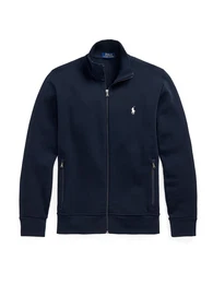 Sweatjacke 'TRACKM9' navy / wei