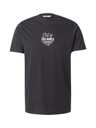 T-Shirt rot / schwarz / wei