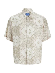 Jack & Jones Plus Hemd JORHYDRA oliv/hellpink