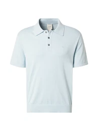 Poloshirt pastellblau