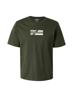 Jack & Jones Rundhalsshirt JJECORP GRAPHIC TEE SS O-NECK NOOS mit Logo Print