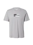 Jack & Jones Rundhalsshirt JJECORP GRAPHIC TEE SS O-NECK NOOS mit Logo Print grau/schwarz/weiß Jack & Jones Rundhalsshirt JJECORP GRAPHIC TEE SS O-NECK NOOS mit Logo Print grau/schwarz/weiß