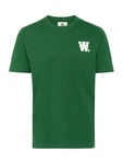 WOOD WOOD T-Shirt 'WWAce' grün / weiß