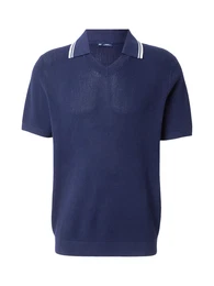 Poloshirt 'JOHNNY' navy / wei