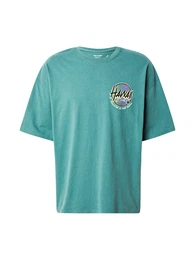 T-Shirt hellgelb / jade / pink / schwarz