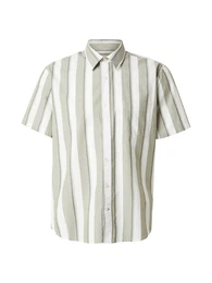 Hemd graumeliert / khaki / oliv / wei