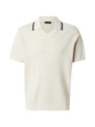 Poloshirt 'JOHNNY' hellbeige / marine