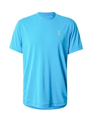 On Funktions-Sportshirt hellblau/rot/weiß