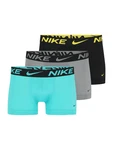 NIKE Underwear Sportunterhosen Boxer TRUNK 3PK aqua/grau/schwarz NIKE Underwear Sportunterhosen Boxer TRUNK 3PK aqua/grau/schwarz