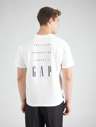GAP T-Shirt schwarz/weiß