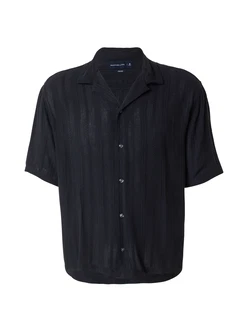 Abercrombie & Fitch Hemd schwarz