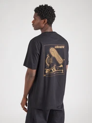 ADIDAS ORIGINALS T-Shirt 'SUPERSTAR' hellbraun/schwarz