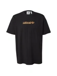 ADIDAS ORIGINALS T-Shirt 'SUPERSTAR' hellbraun/schwarz