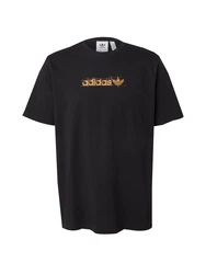 ADIDAS ORIGINALS T-Shirt 'SUPERSTAR' hellbraun/schwarz