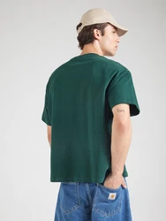 WEEKDAY T-Shirt 'Great' dunkelgrn/rosa