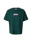 WEEKDAY T-Shirt 'Great' dunkelgrn/rosa