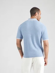 Abercrombie & Fitch Pullover 'MAR4' hellblau/weiß