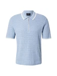 Abercrombie & Fitch Pullover 'MAR4' hellblau/weiß