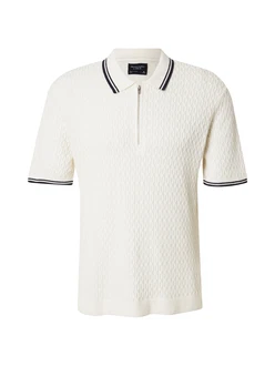 Abercrombie & Fitch Pullover 'MAR4' marineblau/weiß