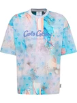 Carlo Colucci T-Shirt Eidenberger blau/azur/flieder/naturweiß