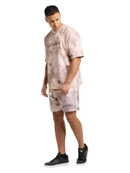 Carlo Colucci Shorts 'Einackerer' beige/creme/eierschale