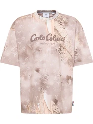 Carlo Colucci T-Shirt Eidenberger beige/creme/eierschale
