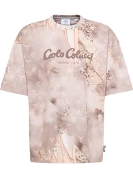 T-Shirt 'Eidenberger' beige / creme / eierschale