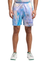Carlo Colucci Shorts 'Einackerer' blau/pastellblau/flieder