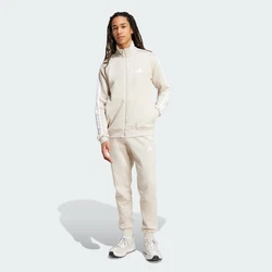 ADIDAS SPORTSWEAR Trainingsanzug SPORTSWEAR BASIC 3-STREIFEN beige / weiß