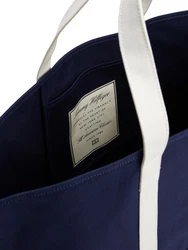 TOMMY HILFIGER Strandtasche 'SUMMER' marine/weiß