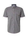 s.Oliver Hemd beige/dunkelblau/weiß