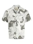 JACK & JONES Hemd 'JPRBLUBahamas' dunkelgrau/weiß