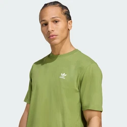 adidas Originals T-Shirt Trefoil Essentials oliv/weiß