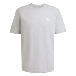 adidas Originals T-Shirt Trefoil Essentials hellgrau/weiß