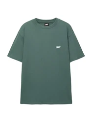 Pull&Bear T-Shirt 'STWD' smaragd/weiß