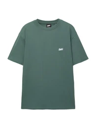 T-Shirt 'STWD' smaragd / wei