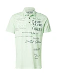 CAMP DAVID Poloshirt grün/hellgrün/schwarz