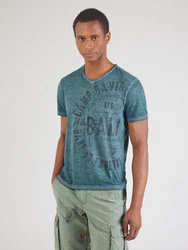 CAMP DAVID T-Shirt anthrazit/smaragd