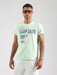 CAMP DAVID T-Shirt grün/hellgrün/schwarz