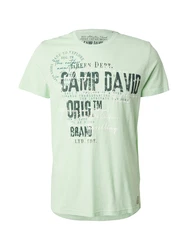 CAMP DAVID T-Shirt grün/hellgrün/schwarz