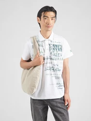CAMP DAVID Poloshirt dunkelgrün/schwarz/weiß
