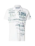 CAMP DAVID Poloshirt dunkelgrün/schwarz/weiß