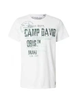 CAMP DAVID T-Shirt tanne/weiß