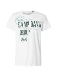 T-Shirt tanne / wei