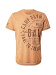 CAMP DAVID T-Shirt orange/schwarz