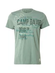 CAMP DAVID T-Shirt mint/dunkelgrün/weiß