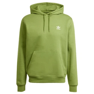 ADIDAS ORIGINALS Sweatshirt Essentials TREFOIL ESSENTIALS HOODIE kiwi / weiß ADIDAS ORIGINALS Sweatshirt Essentials TREFOIL ESSENTIALS HOODIE kiwi / weiß